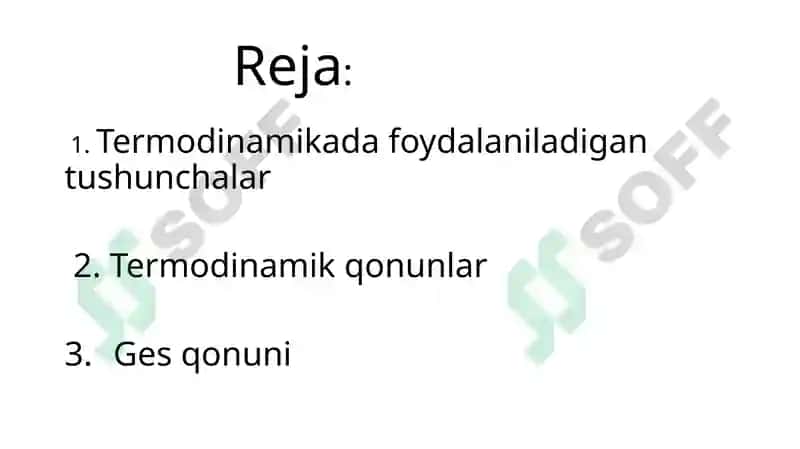 KIMYOVIY TERMODINAMIKA VABIOGENETIKA 2