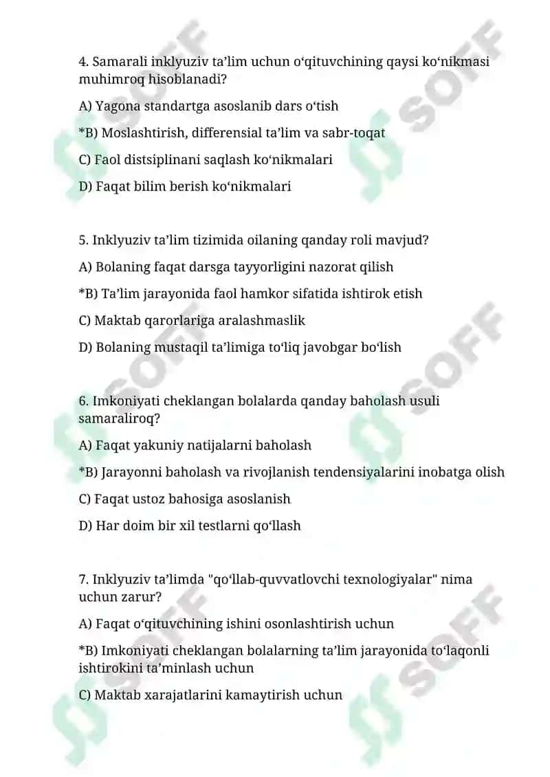 Imkoniyati cheklangan bolalarni samarali inklyuziv ta’lim olishn asosiy shartlari 2