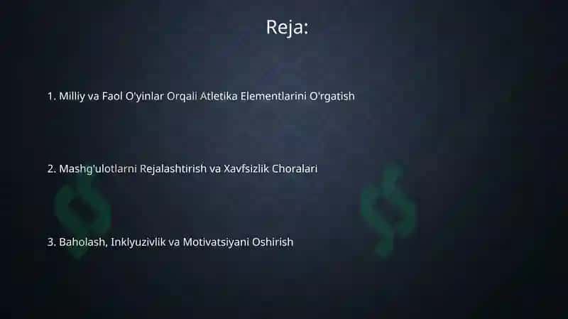 Milliy va Faol O'yinlar Orqali Atletika Elementlarini O'rgatish 2