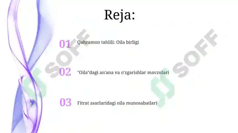 Fitratning "Oila" asari 2