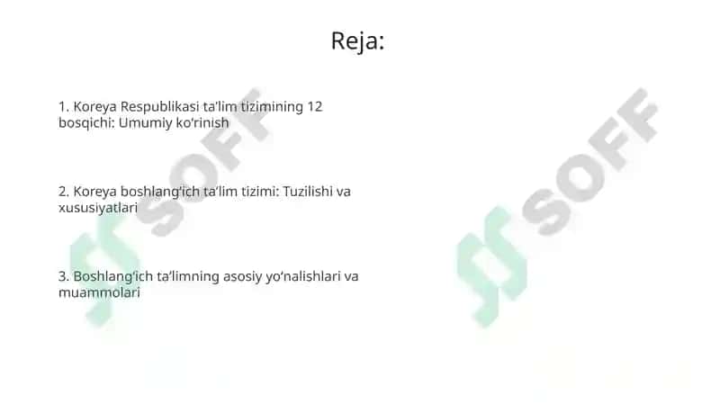Koreya Respublikasi ta'lim tizimi 2