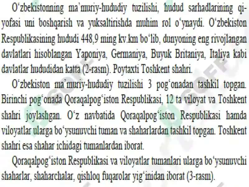 O'ZBEKISTONNING MА’MURIY-HUDUDIY TУZILISHI 2