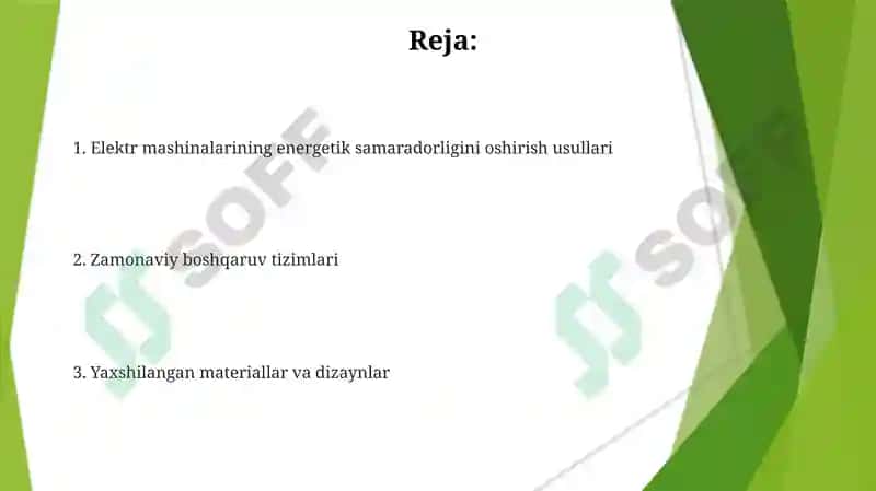 Elektr mashinalarining energetik samaradorligini oshirish usullari 2
