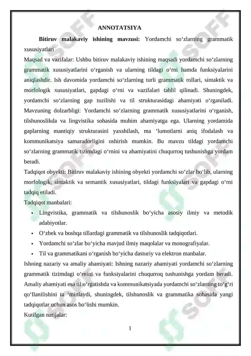 Yordamchi soʻzlarning grammatik xususiyatlari 2