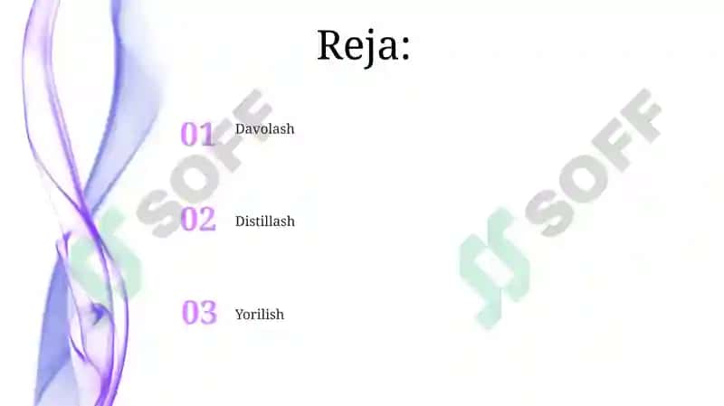 Neftni qayta ishlashni kimyoviy usuli 2