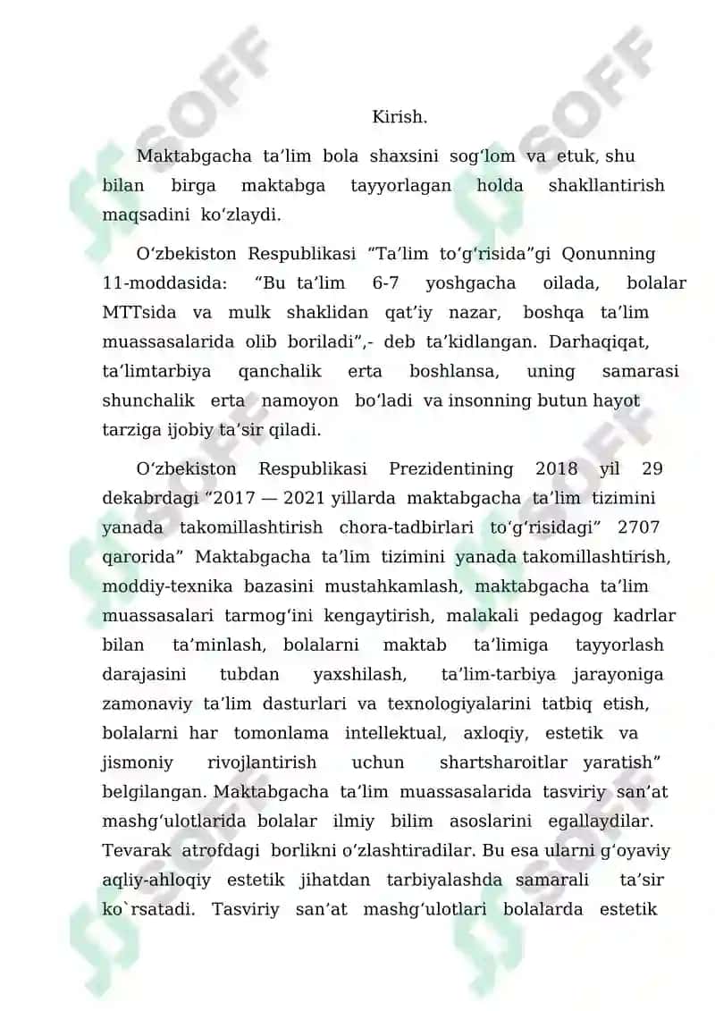 Tasviriy faoliyat fanning maqsad va vazifalari 2