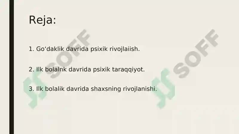 Ilk bolalik davrida aqliy òsish 2