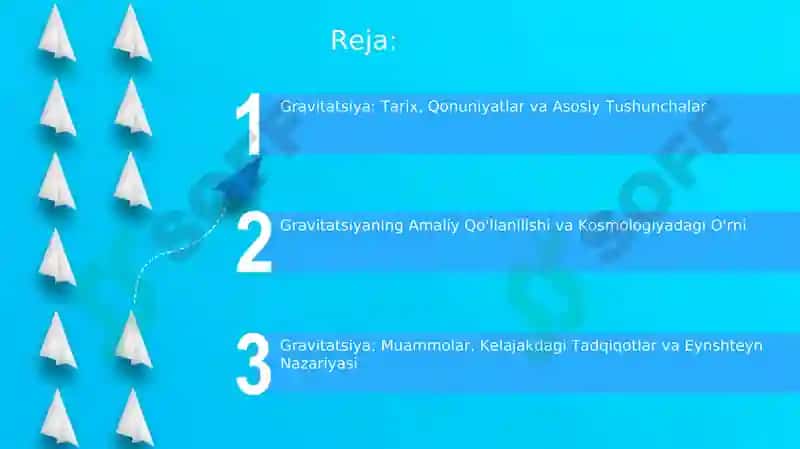 Gravitatsiya: Tarix, Qonuniyatlar va Asosiy Tushunchalar 2