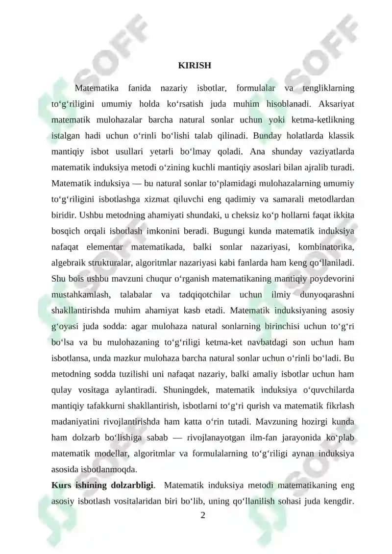 Matematik Induksiya Metodi 2