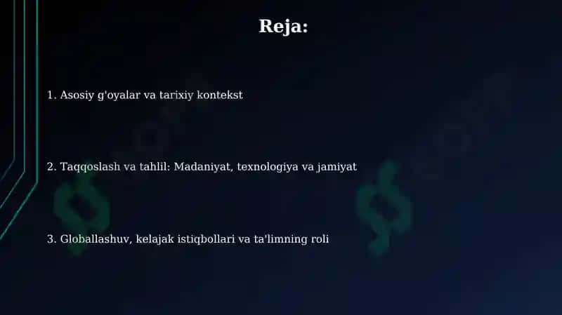 Avloniyning "Madaniyatto'lqinlari" va E.Tofflerning "Uchinchito'lqin" asari 2