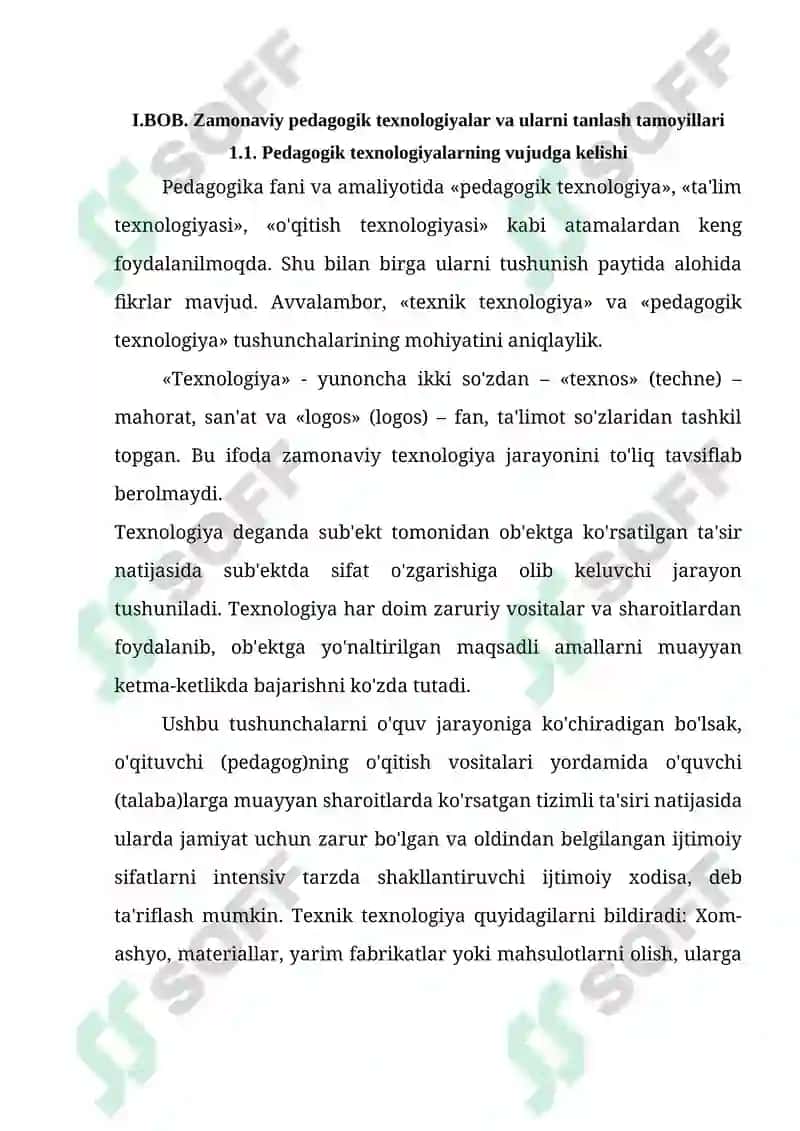UMUMIY O’RTA TA’LIM MAKTABLARIDA YANGI PEDAGOGIK TEXNOLOGIYALAR ASOSIDA DARS O`TISHNING DOLZARB MASA 2