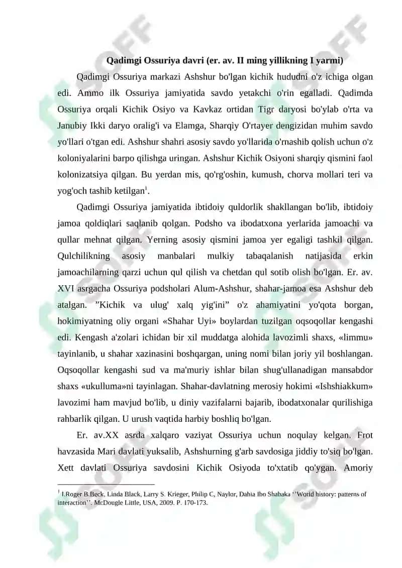 Qadimgi Ossuriya madaniyati 2