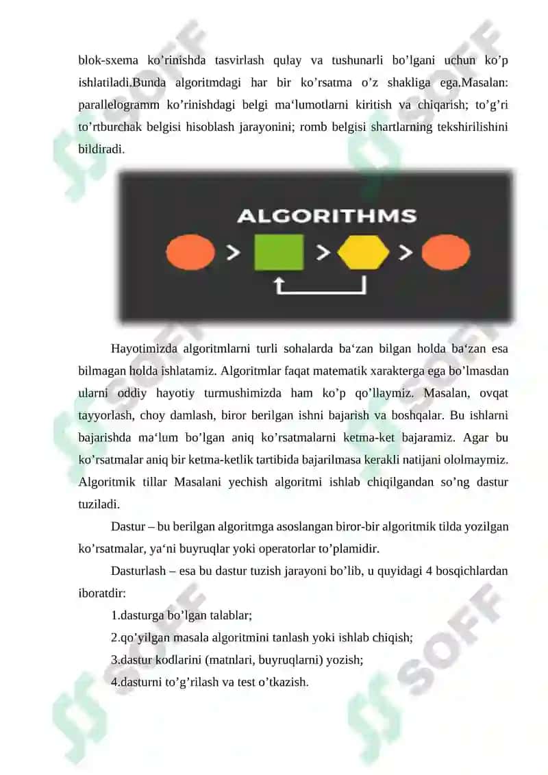 ALGORITMLASH VA DASTURLASH ASOSLARI 2