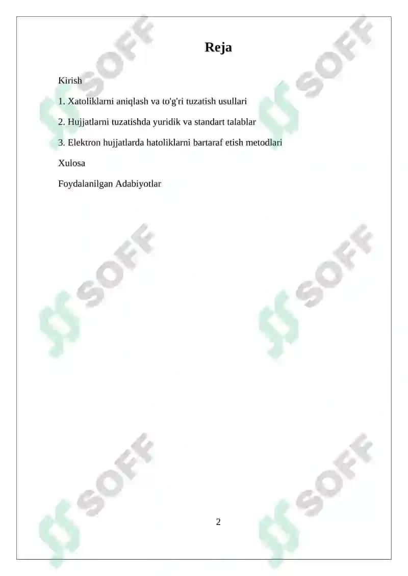 BUXGALTERIYA HUJJATLARIDA HATOLIKLARNI TUZATISH TARTIBLARI 2