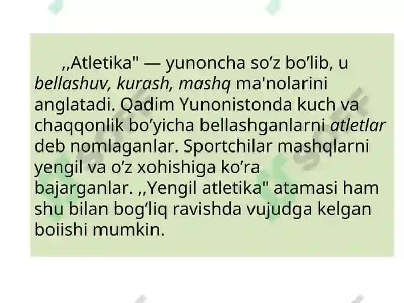 Yengil Atletika 2