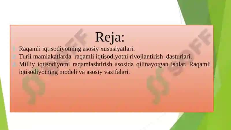 Milliy iqtisodiyotni raqamlashtirish 2