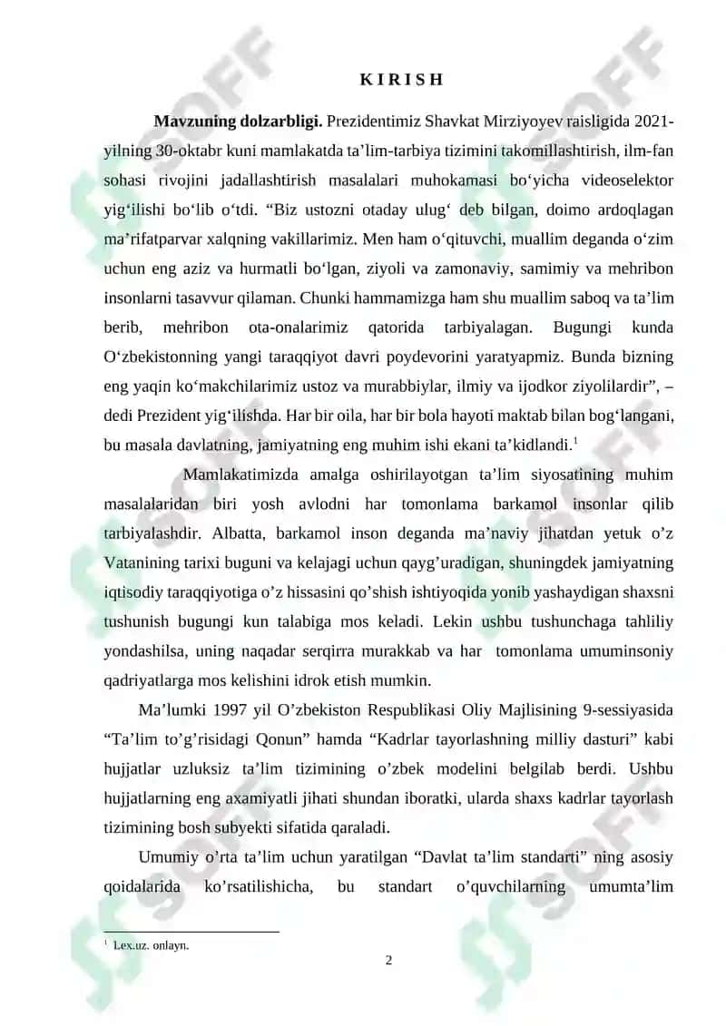 Boshlang’ich sinf matematika darslarida ko’rgazmali qurollardan foydalanish 2