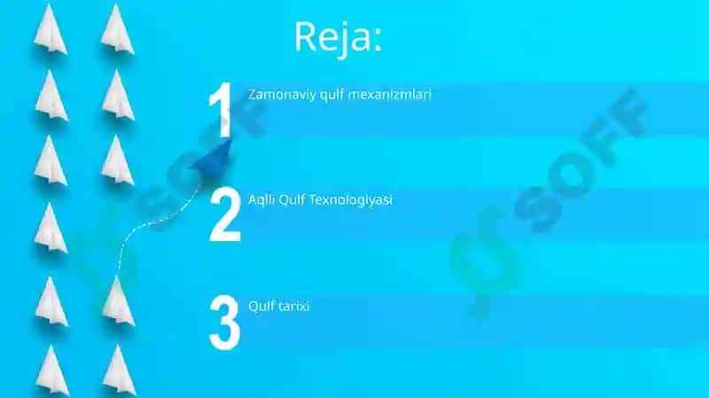 Zamonaviy qulf mexanizmlari 2