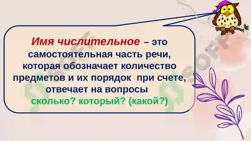 Имя числительное 2