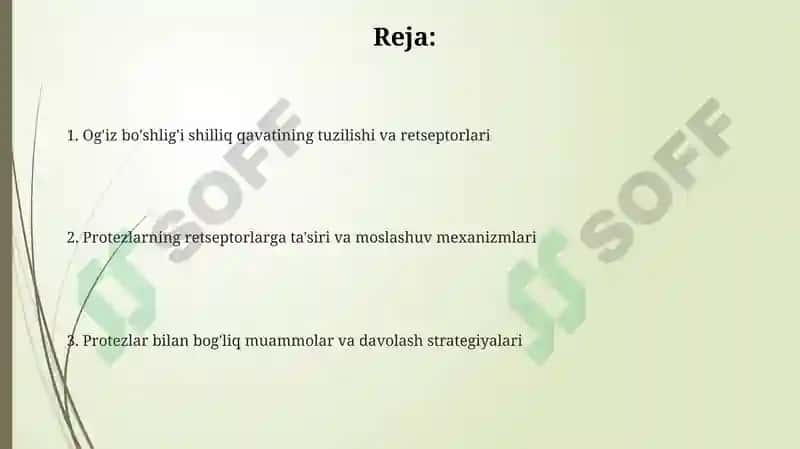 Tish Protezlari va Og'iz Bo'shlig'i Shilliq Qavati 2