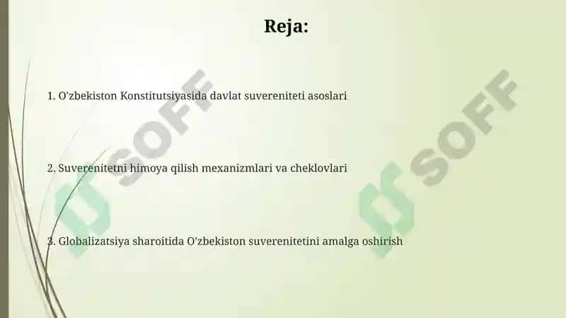 O'zbekiston Konstitutsiyasida davlat suvereniteti 2