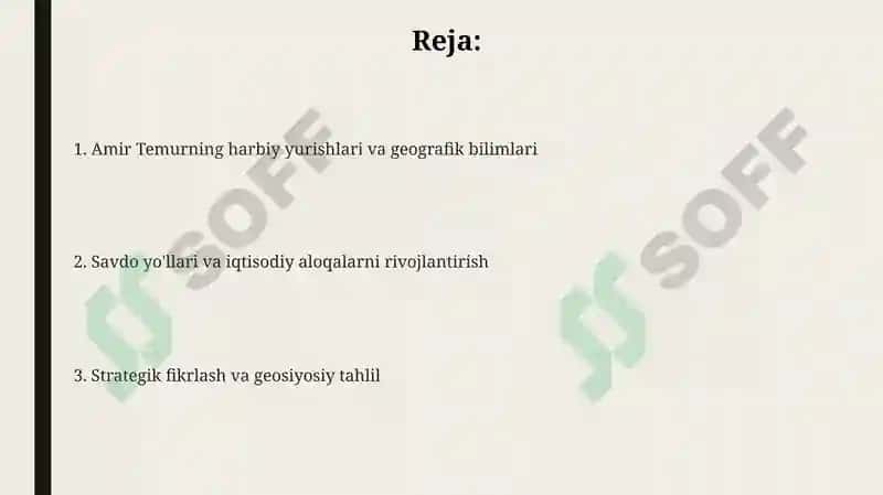 Amir Temurning harbiy yurishlari va geografik bilimlar 2