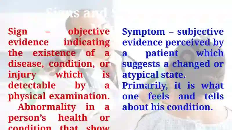 Signs and Symptoms 2