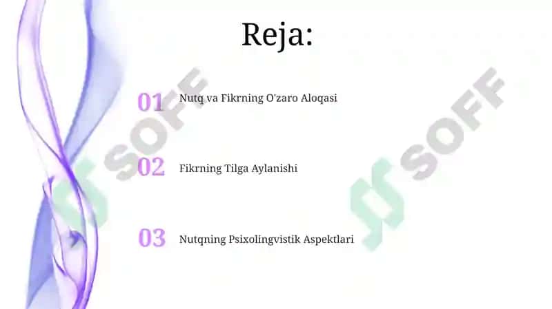 Nutq va Fikrning O'zaro Aloqasi 2