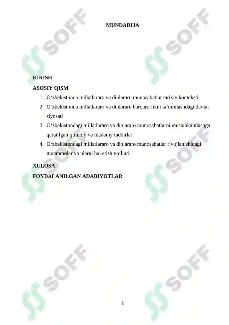 Oʻzbekistonda millatlararo va dinlararo munosabatlar 2