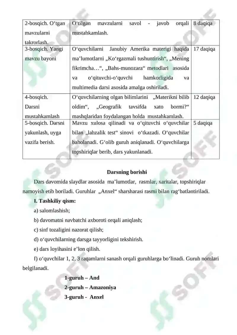 Janubiy Amerikaning geografik o‘rni 2