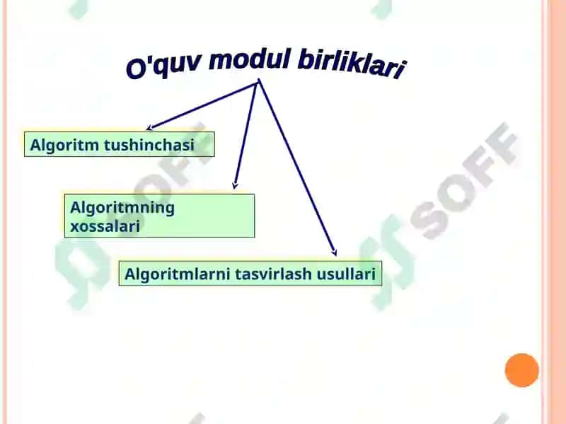 ALGORITMLARNI YARATISH USULLARI VA TURLARI 2