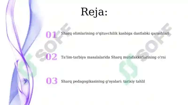 Sharq pedagogikasining g'oyalari: tarixiy tahlil 2