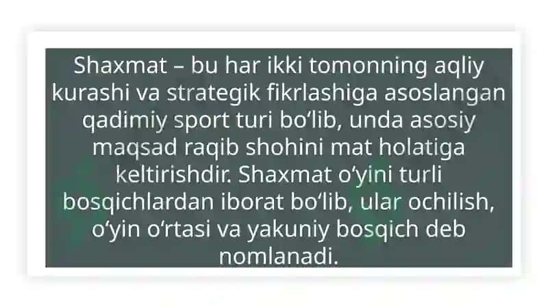 Shaxmatdonalarining yurishi 2