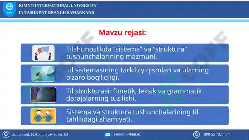 Tilshunoslikda sistema va struktura 2