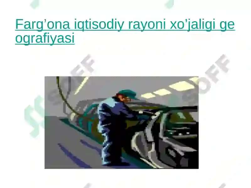 Farg’ona iqtisodi rayonigеografiyasi 2
