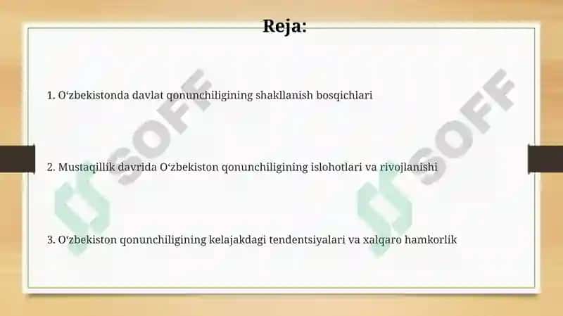 O’zbekiston diyoridagi davlatlar qonunchilik tarixi 2