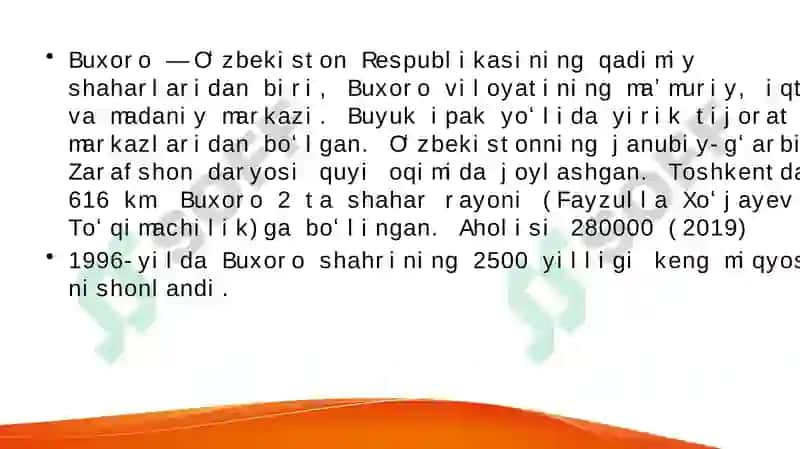 Buxoro qadimiy shahri 2