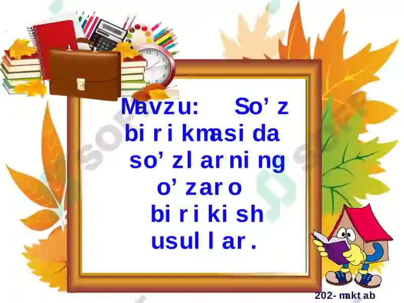 "So’z birikmasida so’zlarning o’zaro birikish usullari" 2