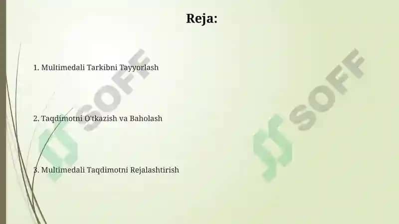 Multimediali taqdimot yaratish 2