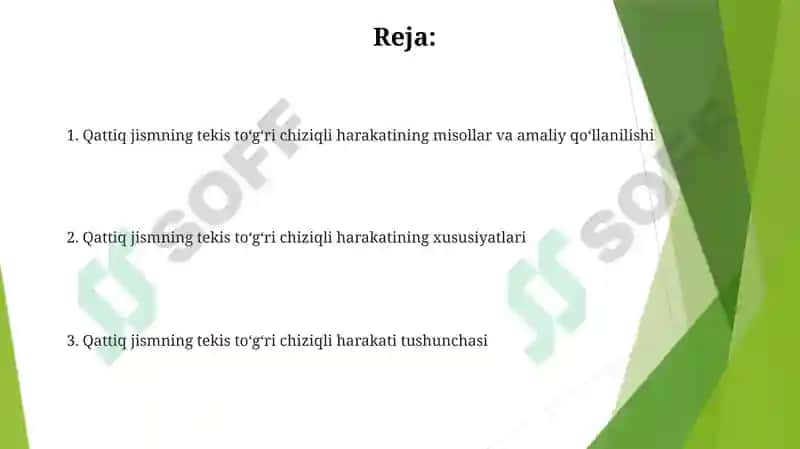 Qattiq jismning tekis parallel harakati 2