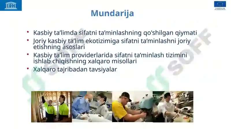 Sifatni ta’minlash me’yori 2