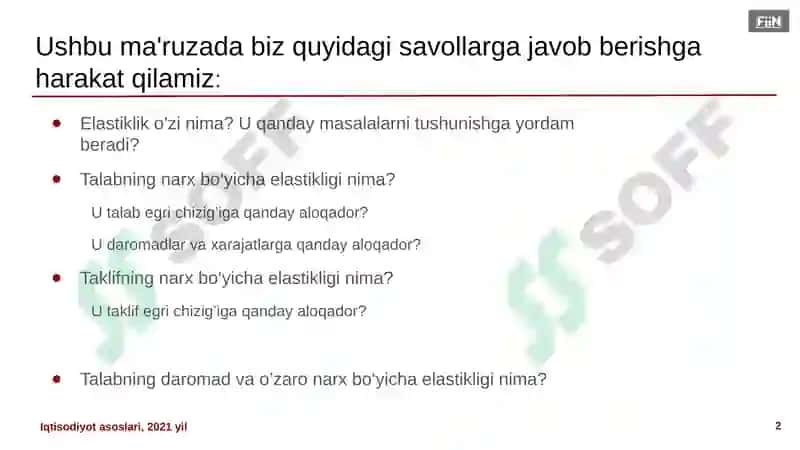 Elastiklik va uning qo’llanilishi 2
