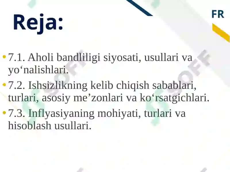 ISHSIZLIK VA INFLATSIYA DARAJASINING IQTISODIY TAHLILI 2