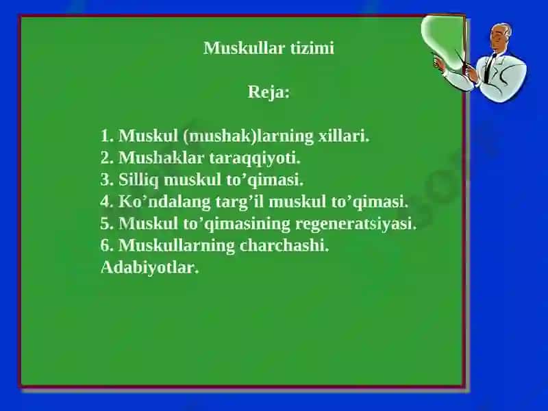 NERV-MUSHAK TIZIMI XAKIDAMAʼLUMOTLAR 2