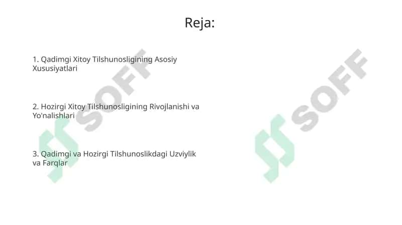 Qadimgi va Hozirgi Xitoy Tilshunosligi 2