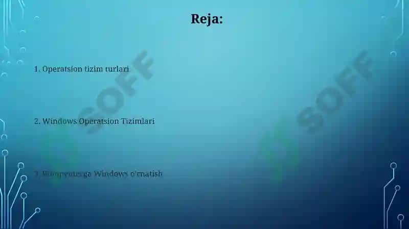 Windows Operatsion Tizimlari 2