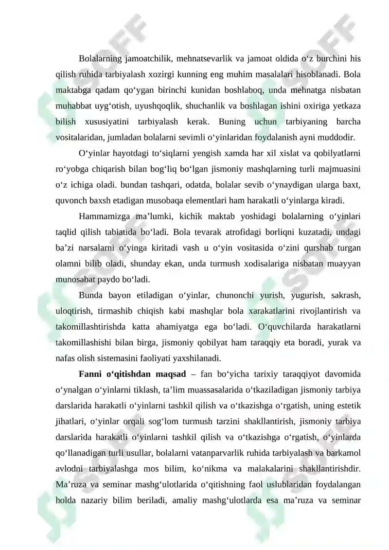 Harakatli o’yinlar tarixi va qisqacha tushuncha 2