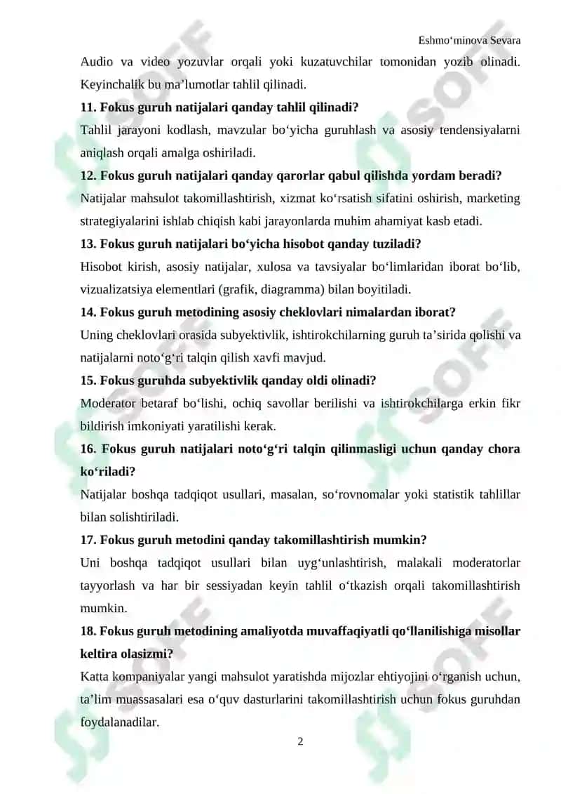 Fokus guruh 2