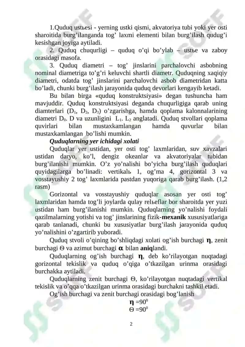 Burg'ilash va kon qidiruv laxmlari 2