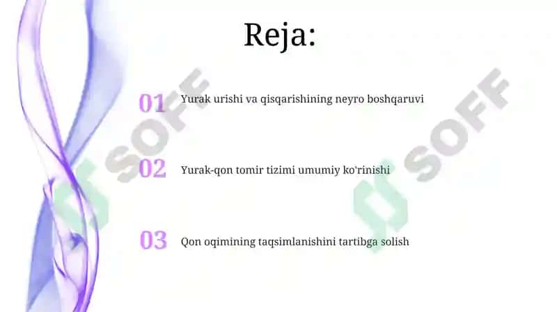 Yurak òtkazuvchi tizimi xususiyatlari 2